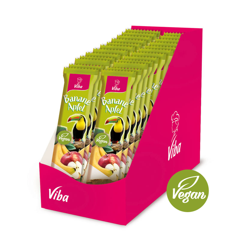 Viba Genussriegel Banane-Apfel, 24 x 35 g