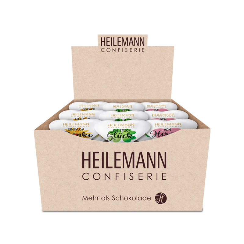 Heilemann Grußherzen 3-fach sortiert, 36 x 30 g