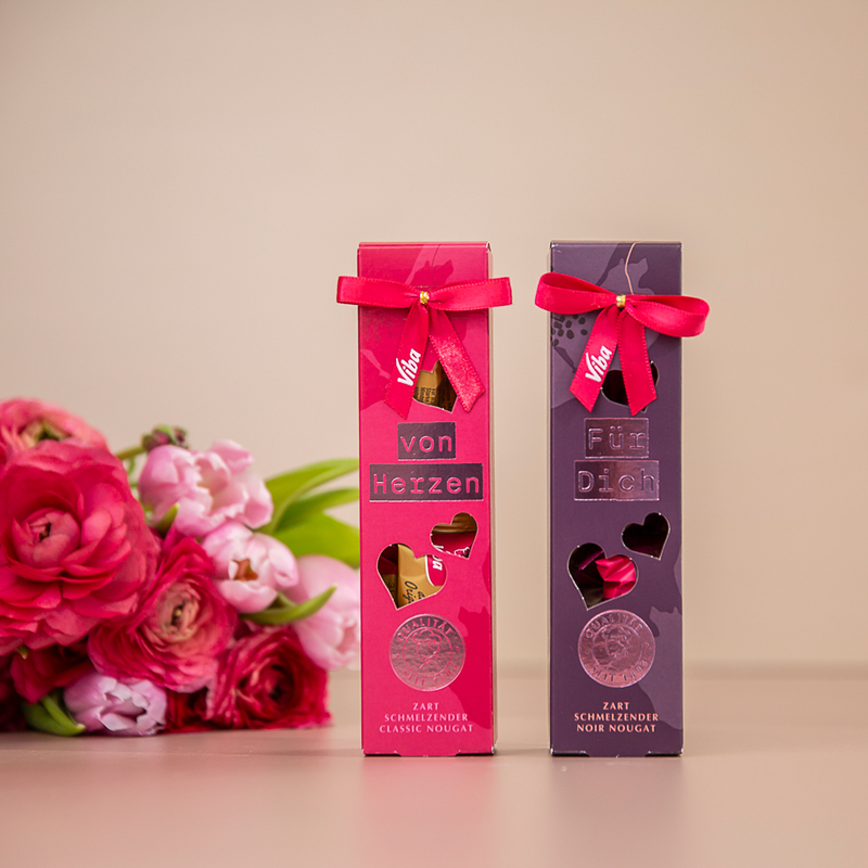 Viba Genusszeit „Von Herzen“ und "Für Dich" als Geschenk