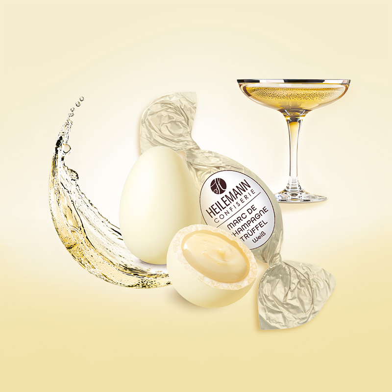Heilemann Marc de Champagne Trüffel Ei - Zutaten