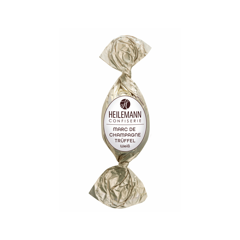 Marc de Champagne Trüffel Ei weiße Schokolade