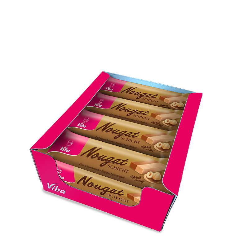 Viba Schicht-Nougat Riegel, 20 x 40 g