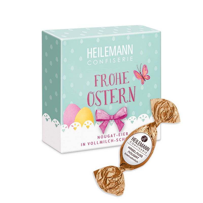 Heilemann "Frohe Ostern" Nougat-Eier, 72 g