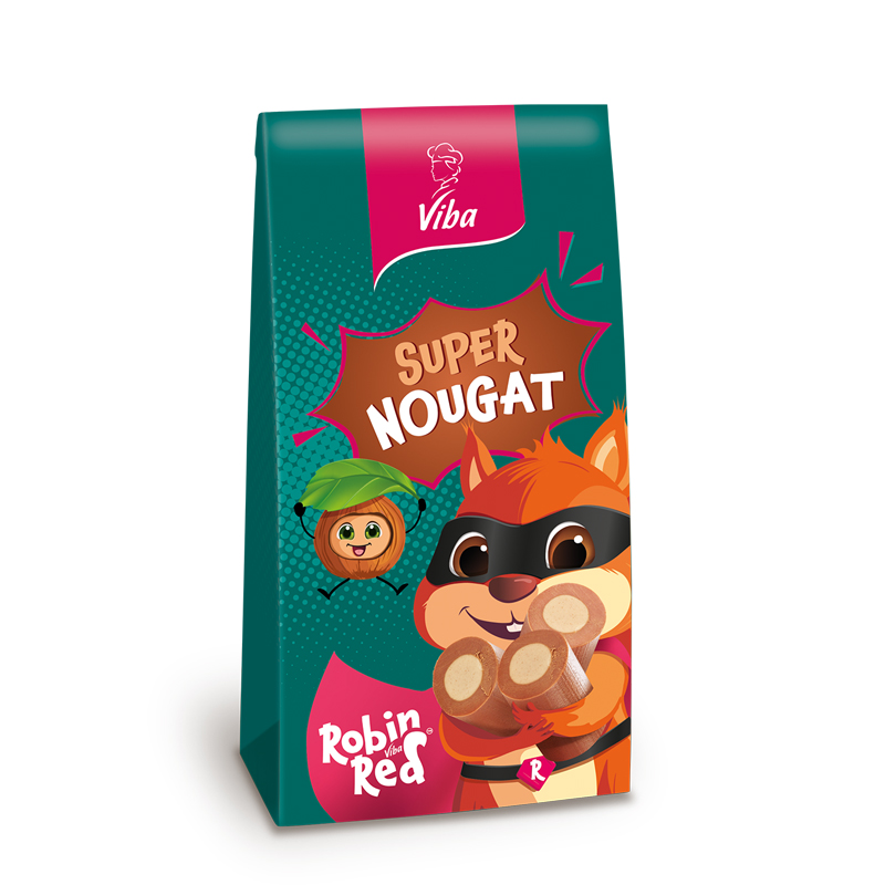 Viba Robin Red Nougat Minis im Beutel, 100 g