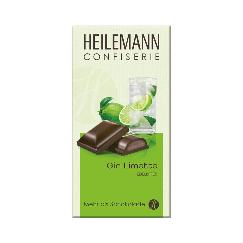 Heilemann Gin-Limette Trüffel in Edelbitter-Schokolade