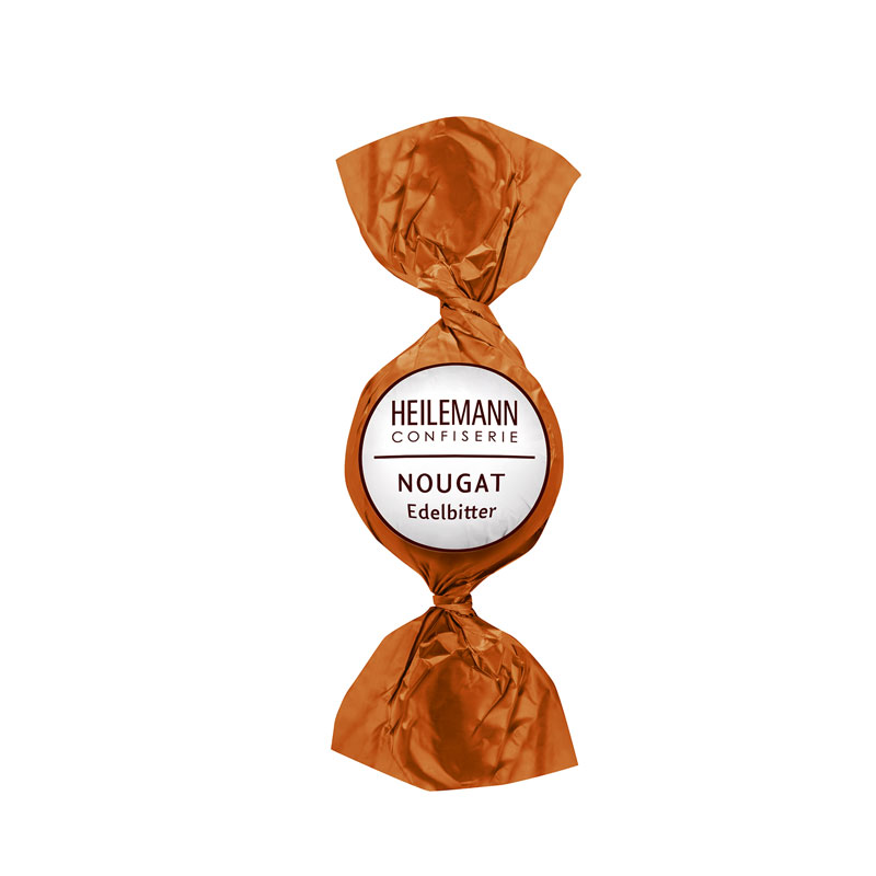 Heilemann Nougat Edelbitter Praliné-Kugel, 15 g