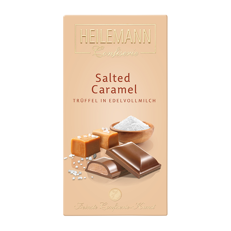 Heilemann Salted Caramel-Trüffel in Edelvollmilch-Schokolade, 100 g