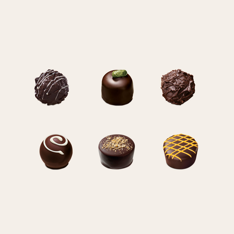 Heilemann Edelbitter Pralinen Komposition, 125 g, enthaltene Pralinen