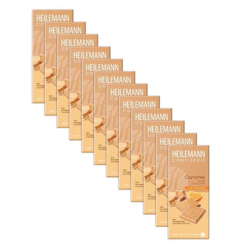 Heilemann Caramel Blond Chocolate Orange, 12 x 80 g