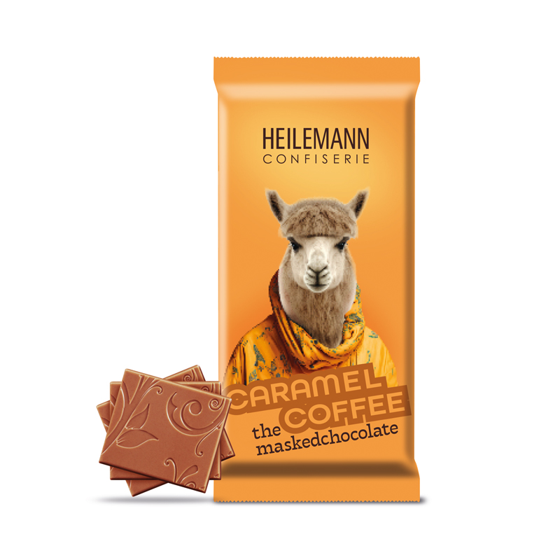 Heilemann "Caramel Coffee" Karamell-Kaffee Edelvollmilch-Schokolade mit Stückchen
