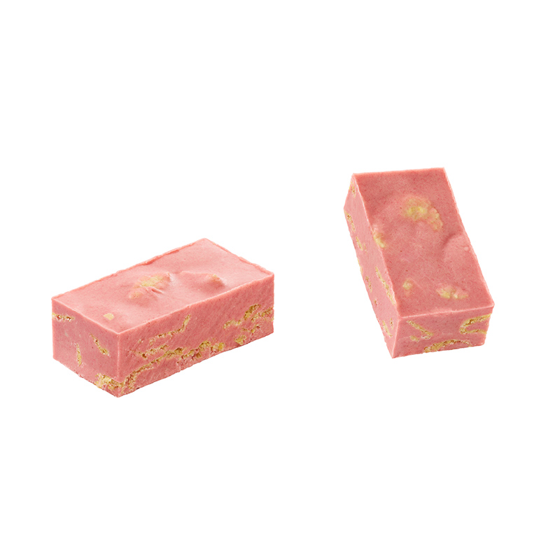 Himbeer-Nougat mit Knusperflakes