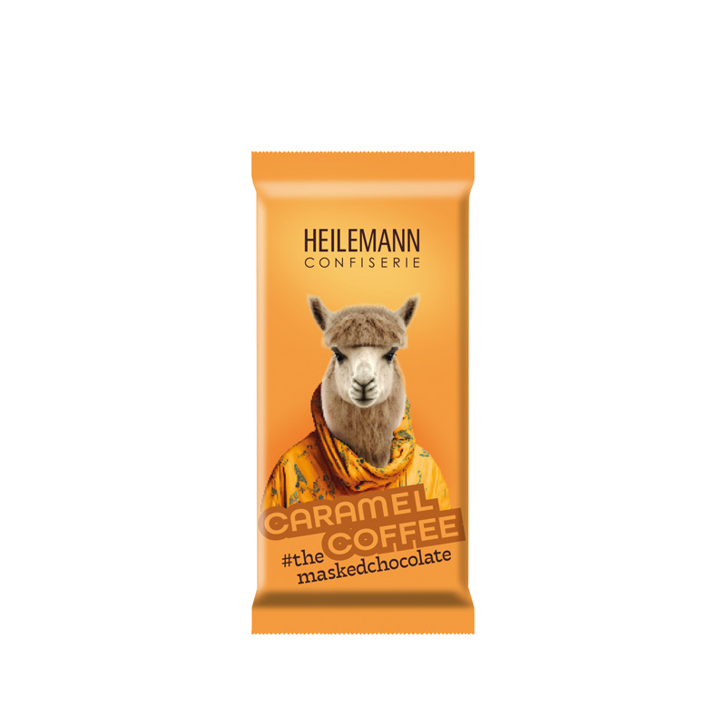Heilemann "Caramel Coffee" Karamell-Kaffee Edelvollmilch-Schokolade, 37 g