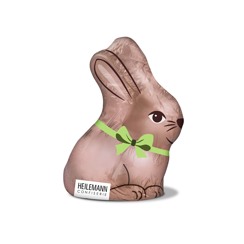 Heilemann Brauner Osterhase grüne Schelife Edelbitter, 50 g