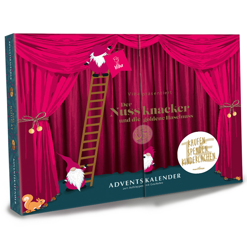 Viba Adventskalender "Nussknacker", Theaterkulisse geschlossen