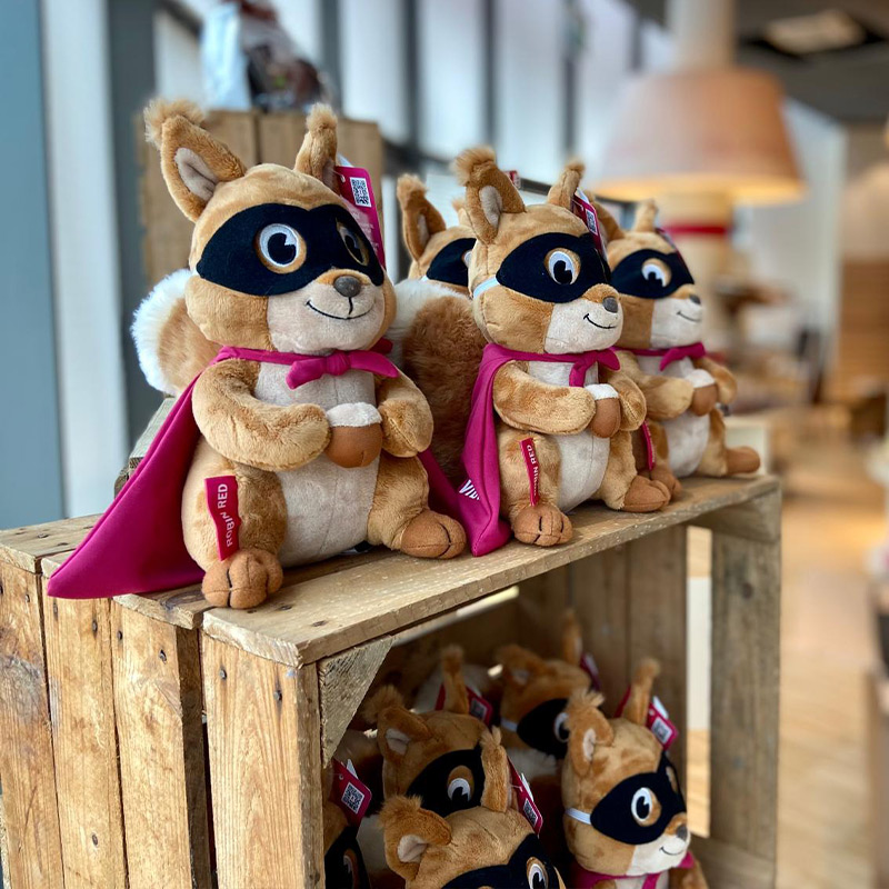 Kuscheltier Robin Red Armee im Viba Shop