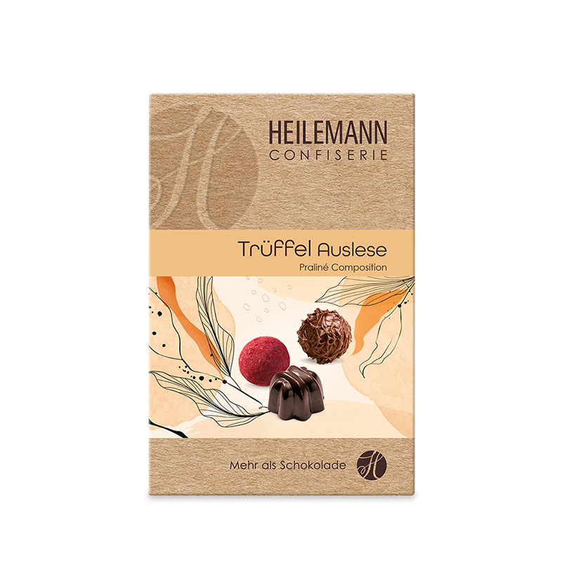 Heilemann Trüffel Auslese Pralinen Komposition, 125 g, Front