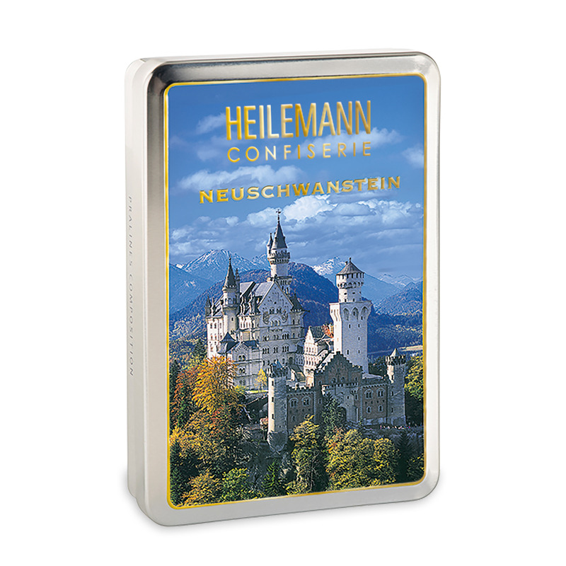 Heilemann Pralinen-Dose "Neuschwanstein", 130 g