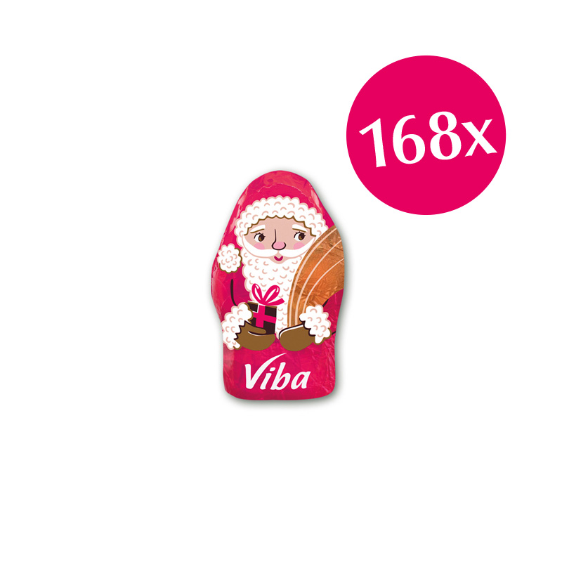 Viba Nougat Weihnachtsmännchen, 168 x 10 g
