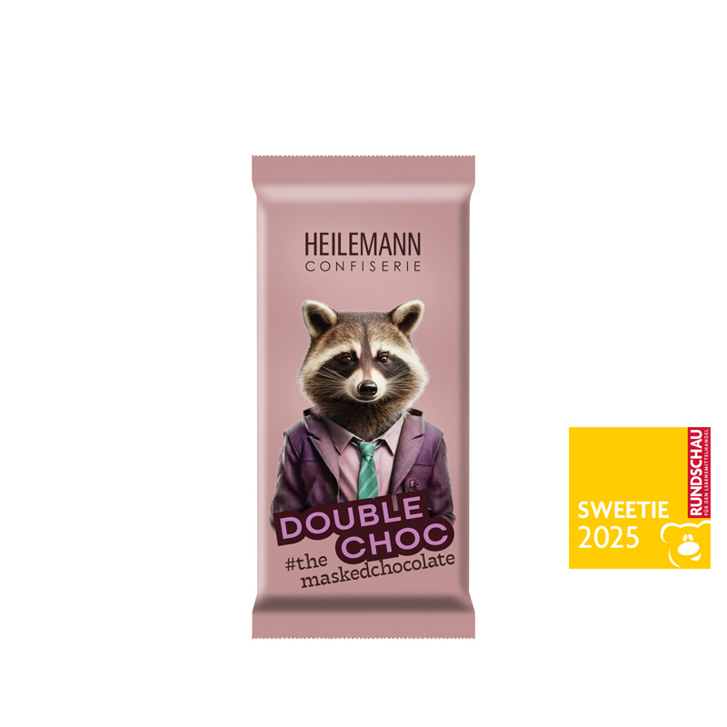 Heilemann "Double Choc" Edelvollmilch-Schokolade, 37 g - Sweetie Award 2025