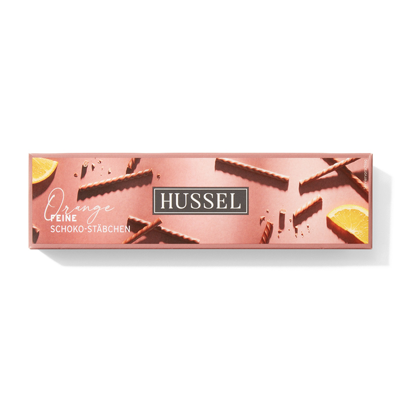 Hussel Feine Schoko-Stäbchen Orange, 75 g