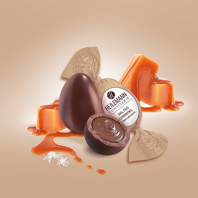 Heilemann Salted Caramel Ei - mit cremiger Salz Karamell Füllung