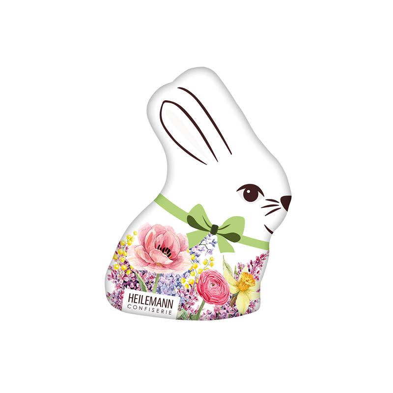 Heilemann Bunter Osterhase Edelvollmich weiß, 50 g