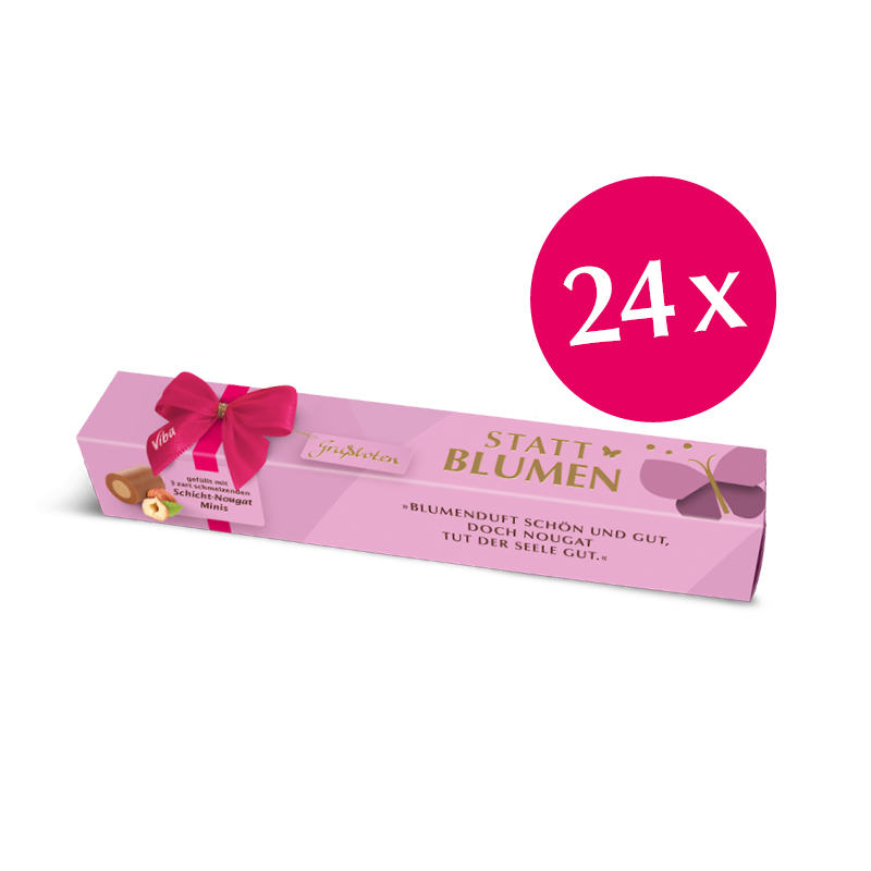 Viba Grußbote "Statt Blumen", 24 x 30 g