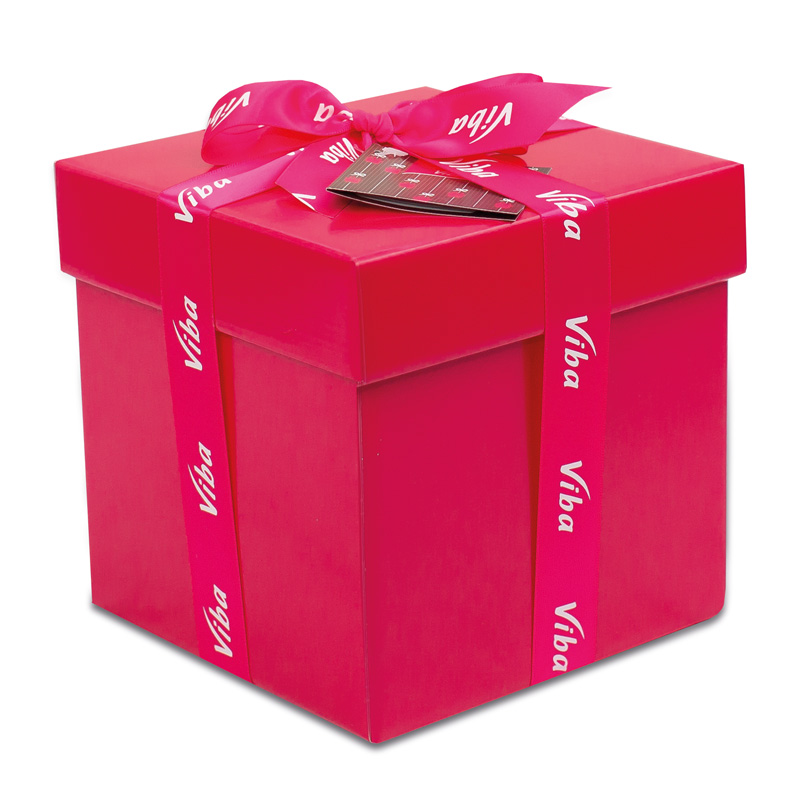 Viba Süße Geschenkbox, 700 g, pink