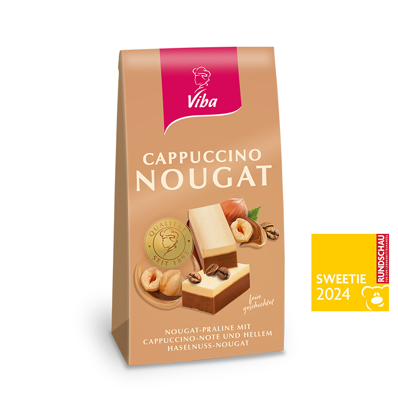 Viba Cappuccino-Nougat, 100 g, Sweetie Award 2024