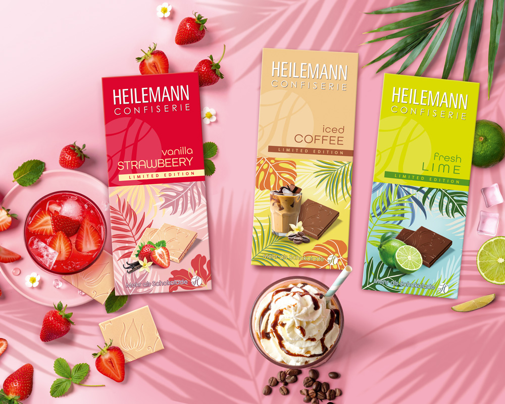 Heilemann Sommer-Schokolade alle drei Sorten