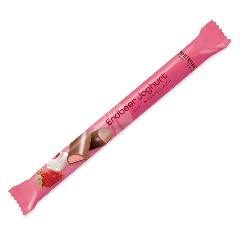Heilemann Stick Erdbeer-Joghurt-Trüffel Edelvollmilch-Schokolade, 40 g