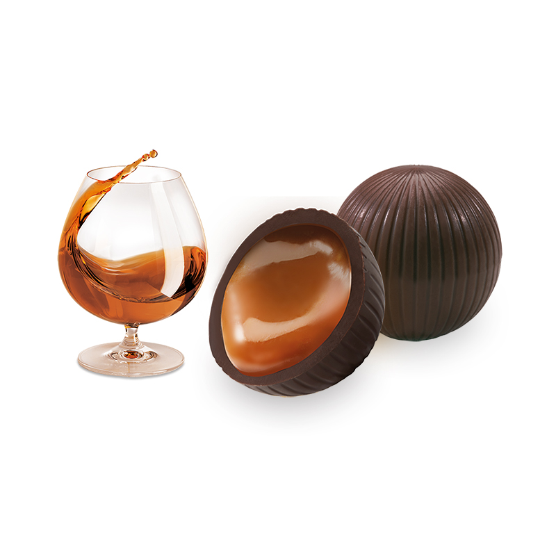 Heilemann Cognac Praliné-Schokokugel Edel-Bitter