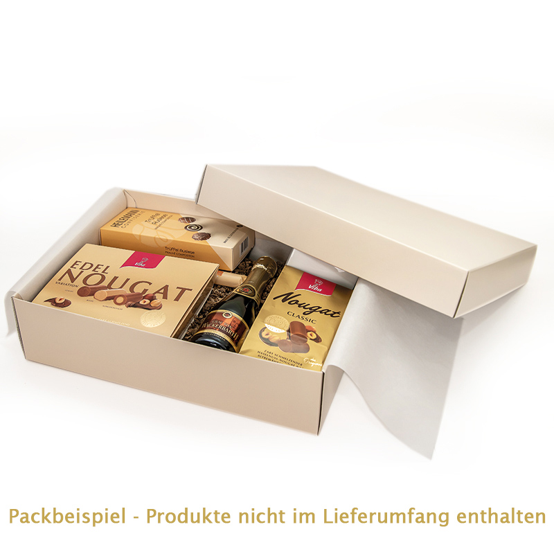 Geschenkbox zum Selbstbefüllen - groß - Packbeispiel