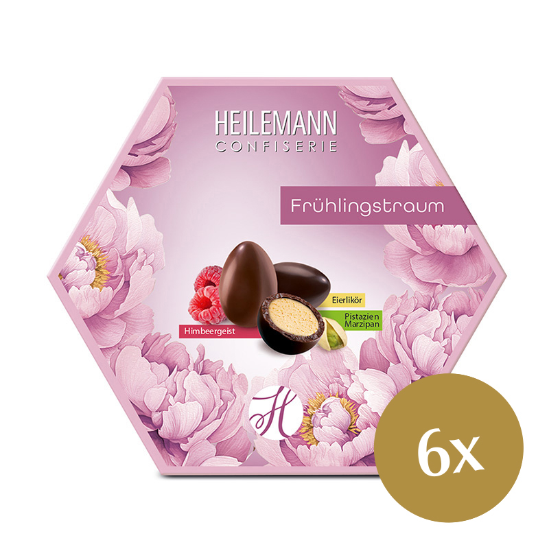 Heilemann Frühlingstraum gefüllte Eier mit Alkohol, 6 x 180 g