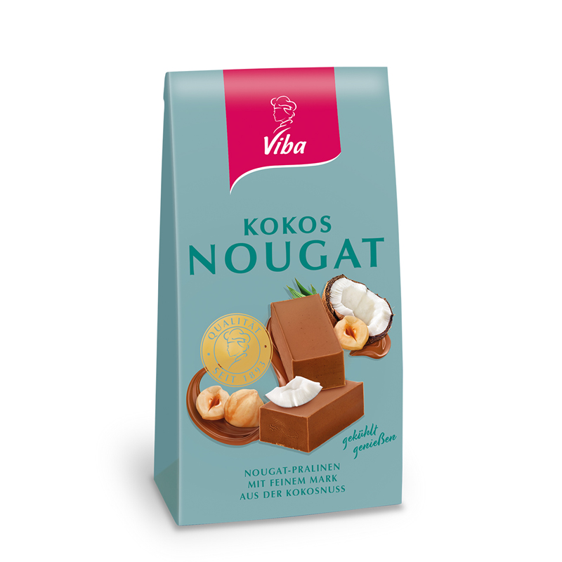 Viba Kokos Nougat Beutel, 100 g