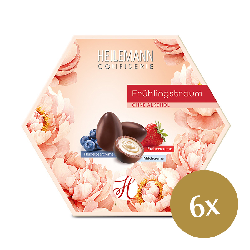 Heilemann Frühlingstraum gefüllte Eier ohne Alkohol, 6 x 180 g