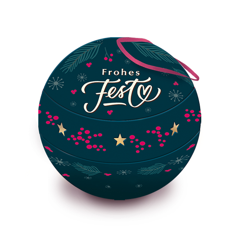 Viba Weihnachtskugel "Lichterglanz" blau