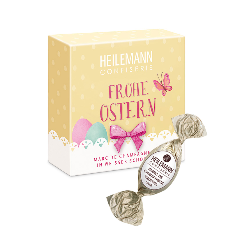 Heilemann "Frohe Ostern" Marc de Champagne-Eier, 72 g