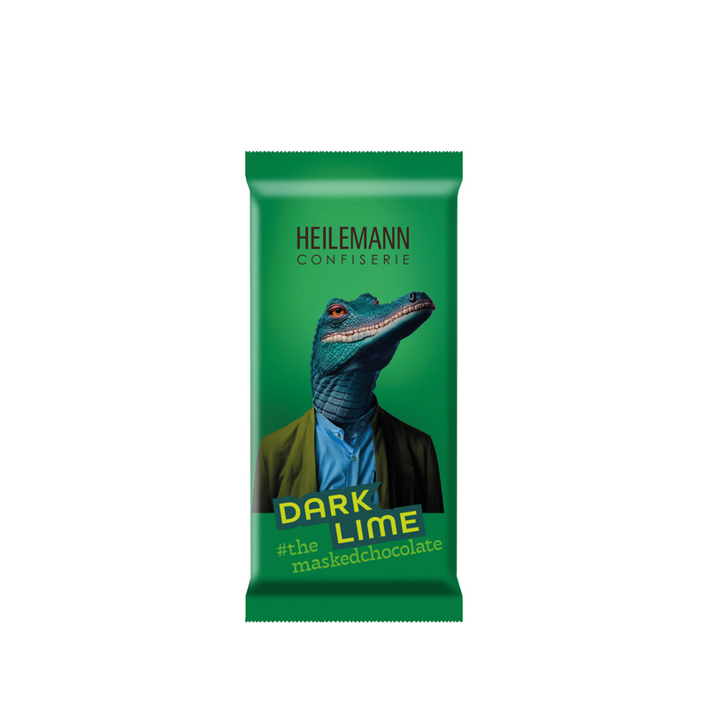 Heilemann "Dark Lime" Limette Edelbitter-Schokolade, 37 g