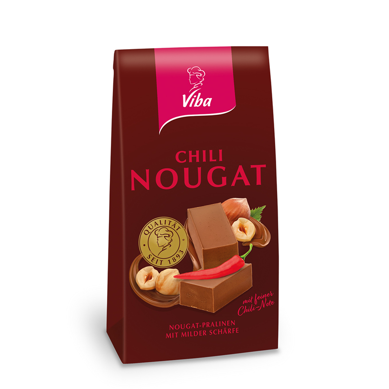 Viba Chili Nougat Minis im Beutel, 100 g