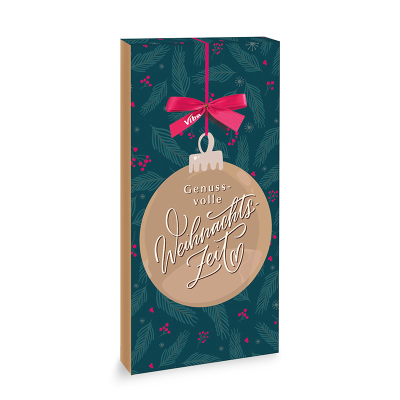 Aufleger für Schokoladen-Tafel "Weihnachten" als Geschenk
