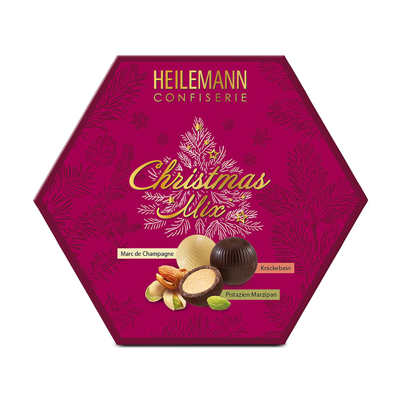 Heilemann Christmas Mix mit Pralinen-Kugeln, 180 g