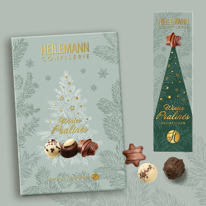 Heilemann Winter-Pralinés als Weihnachtsgeschenk