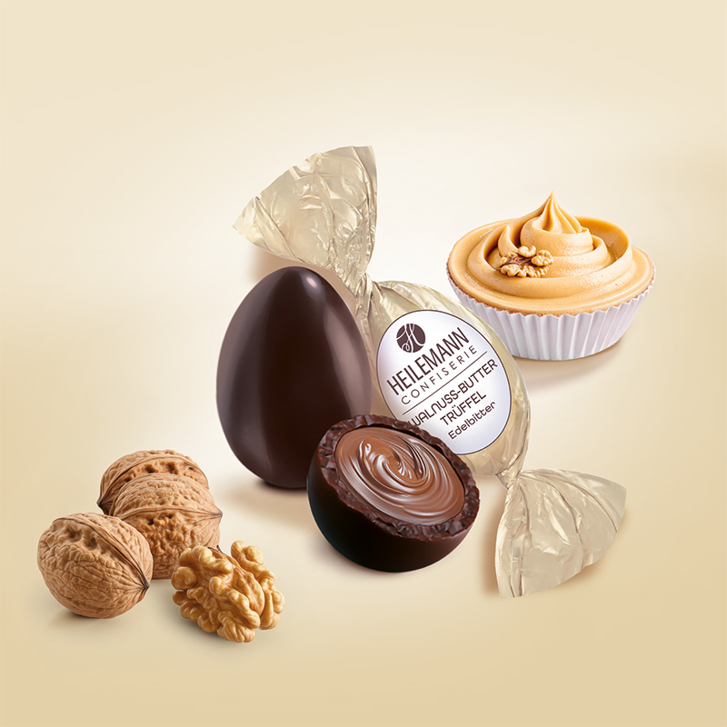 Heilemann Walnuss-Butter-Trüffel-Ei - mit cremiger Walnuss Butter Füllung
