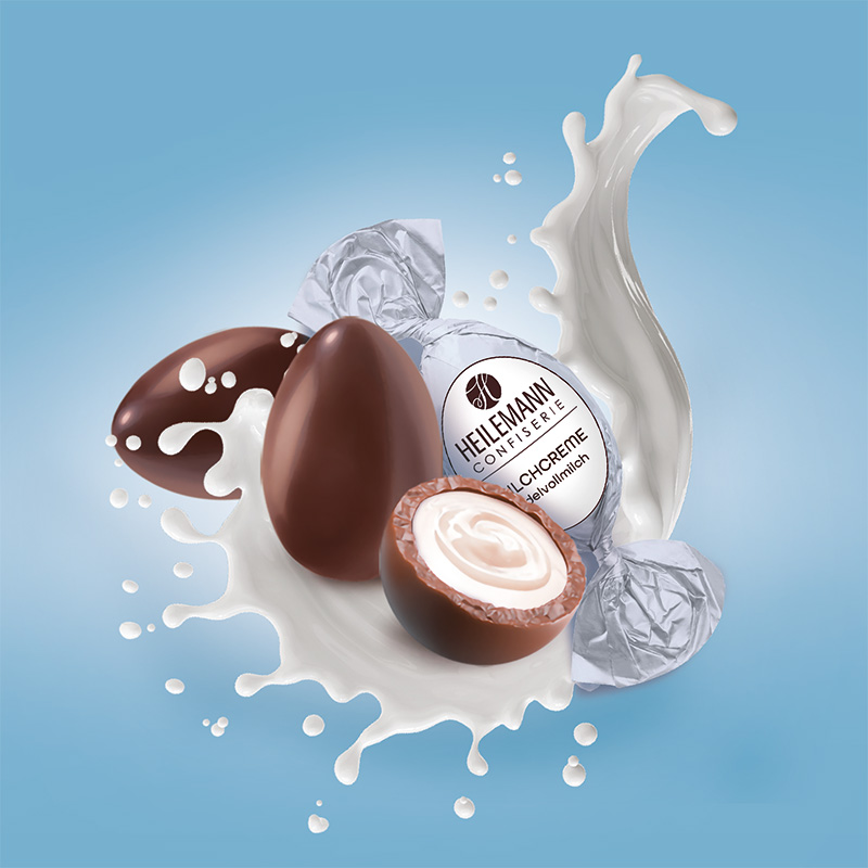 Heilemann Confiserie Milchcreme-Ei - cremige Füllung