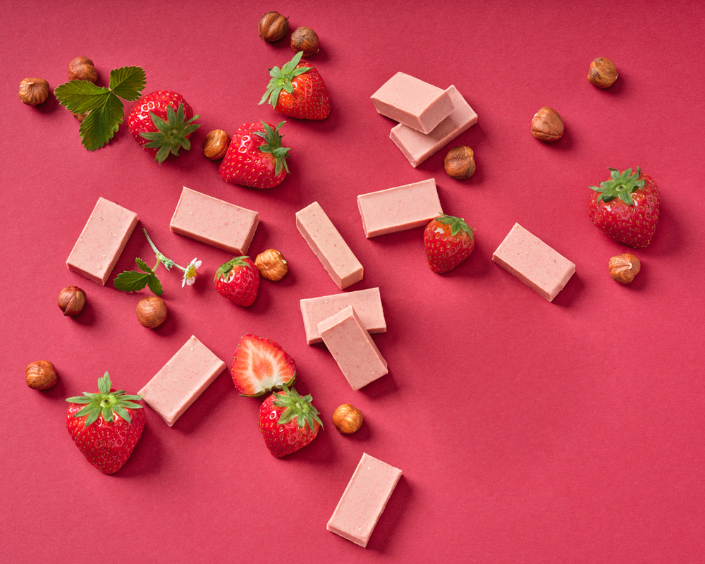 Viba Erdbeer Nougat Minis