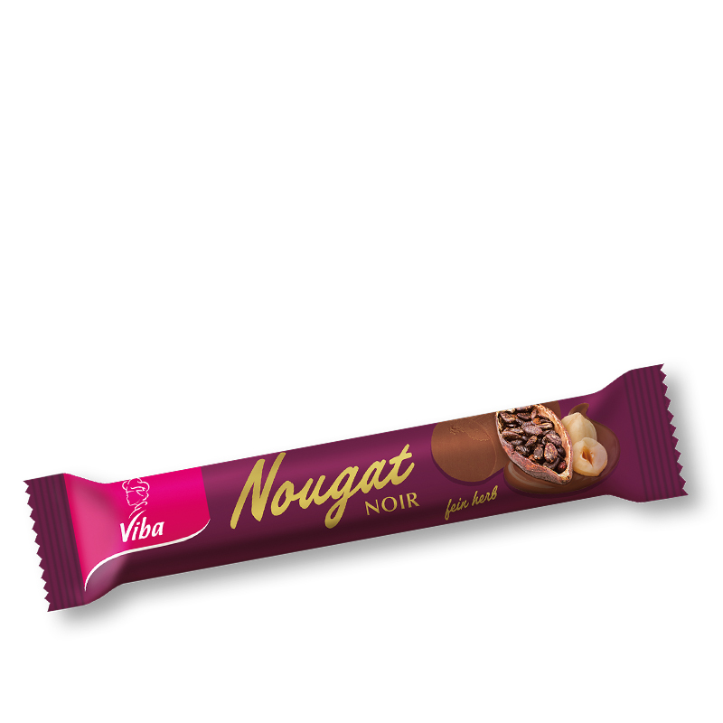 Viba Noir Nougat Stange, 40 g