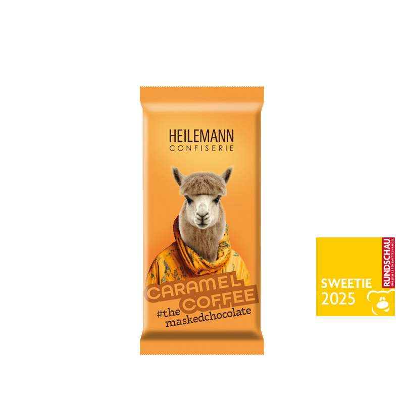 Heilemann "Caramel Coffee" Edelvollmilch-Schokolade, 37 g - Sweetie Award 2025
