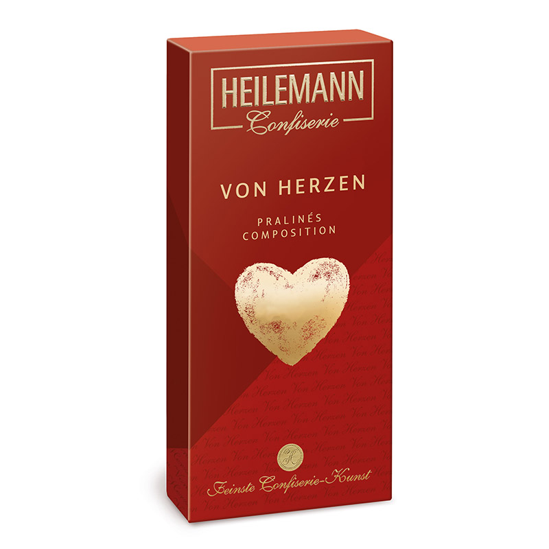 Heilemann Praliné Composition „Von Herzen“, 95 g