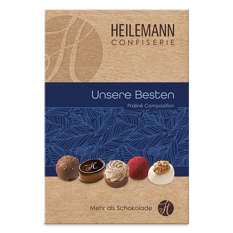 Heilemann Unsere Besten Pralinen Komposition, 198 g, Vorderseite